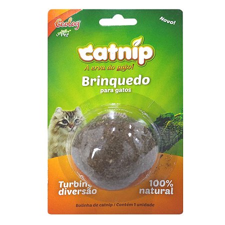 CatNip Bolinha -Ecolog - Erva do Gatos