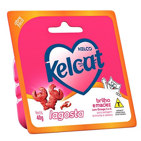 Snack Funcional Para Gatos Kelcat Lagosta 40g - Kelco