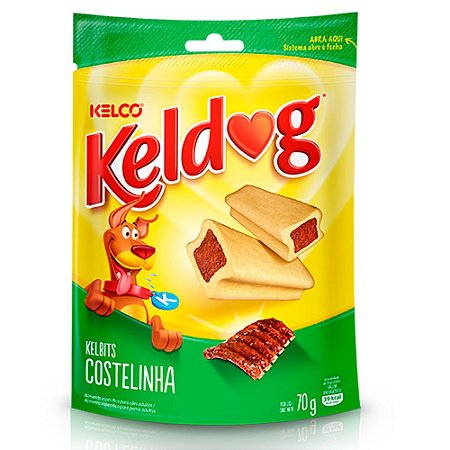 Snack Kelbits Keldog Costelinha 70g - Kelco