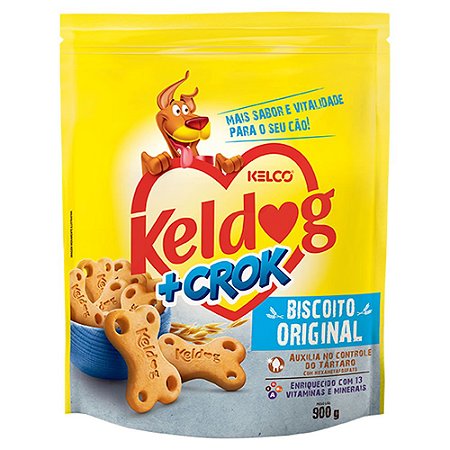 Biscoito Keldog +Crok Original 900g