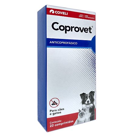 Coprovet Anticoprofágico 20 Comprimidos - Coveli