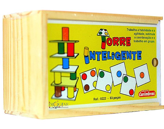 Brinquedos Educativos - Jogo Labirinto Inteligente Madeira