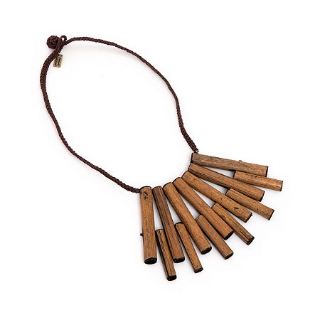 Colar Bambu Leque