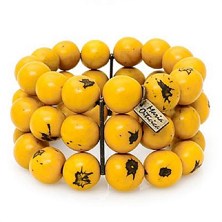 Pulseira de Paxiúba com Elástico 3 Voltas