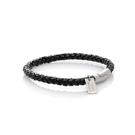 Pulseira Couro Trançado