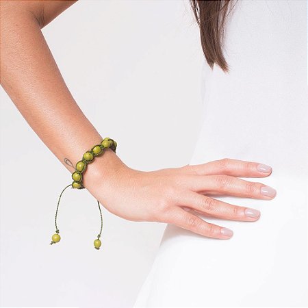 Pulseira Shamballa de Açaí