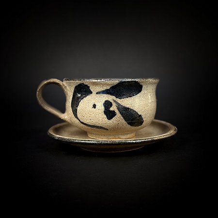 TIGELA COM ALÇA E PIRES FLORAL COLONIAL