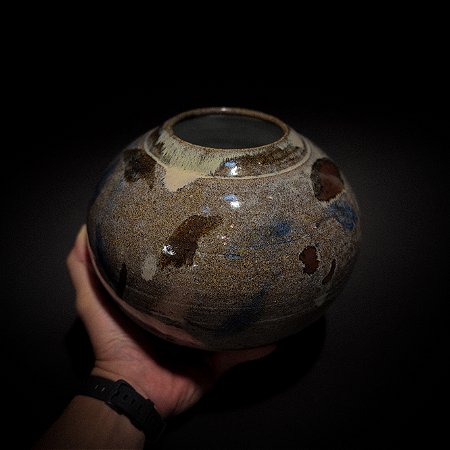 VASO BOLA MÉDIO FLORAL SHIRAHAGUI