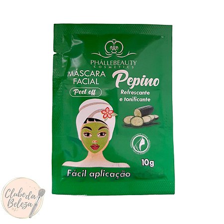 Máscara Facial Pepino - Phállebeauty