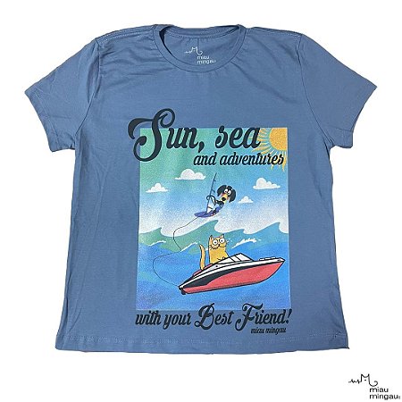 Camiseta Sun, Sea and Adventures