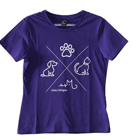 Camiseta X Cat and Dog Baby Look
