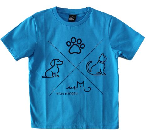 Camiseta X Cat and Dog Infantil