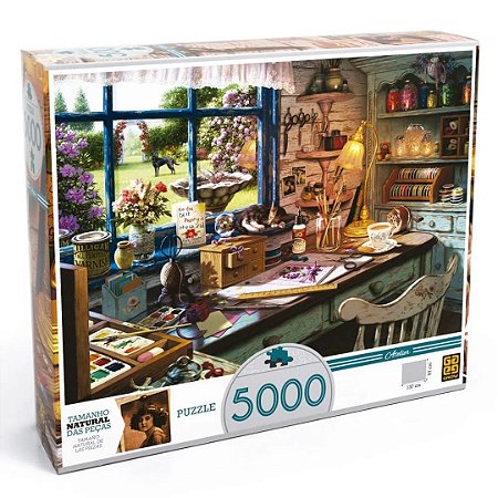 Quebra Cabeça Atelier Puzzle com 5000 Peças - Grow