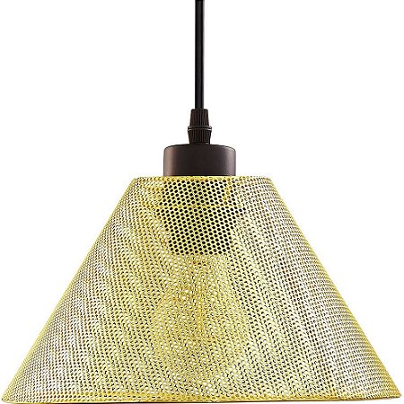 Pendente Dourado em Metal  1xE27 Mart