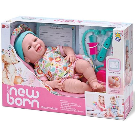 Boneca Reborn Maternidade com Acessórios New Born