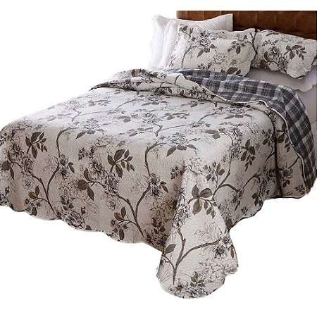 Jogo de Cama King Luziania Dupla Face 3 Peças Bouti Jolitex
