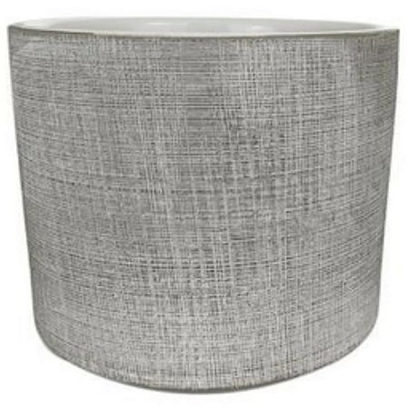 Cachepot em Cerâmica Off White Ø18x16cm - MART