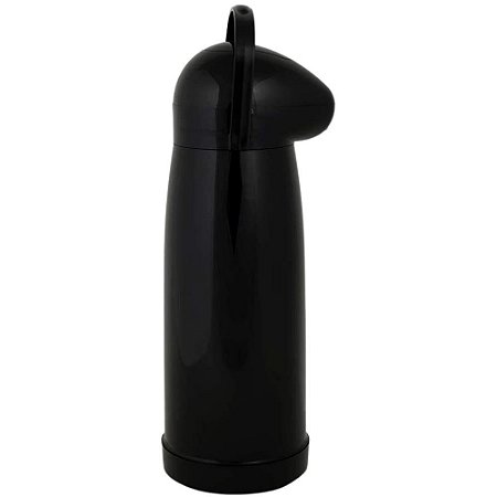 Garrafa Térmica de Pressão Nobile 1,9 Litros Preto - Mor