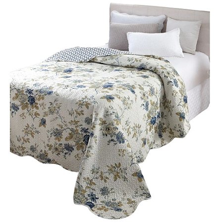 Colcha de Cama Casal Dupla Face 2,10x2,30m Libra Dyuri