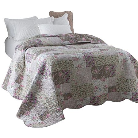 Colcha de Cama Casal Dupla Face 2,10x2,30m Boreal Dyuri