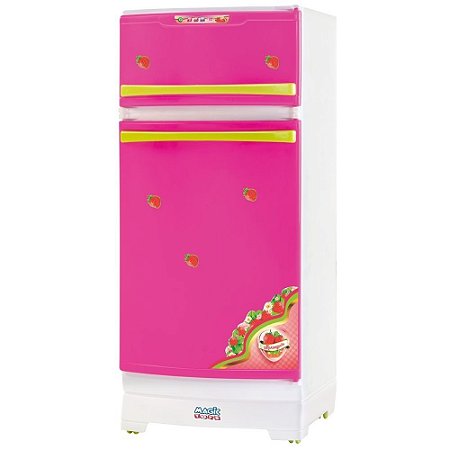 Geladeira Moranguita com Acessórios Rosa Magic Toys