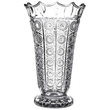Vaso Decorativo em Cristal com Base 27cm Class