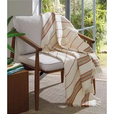 Manta para Decoração 1,50x2,10m Lyon  100% Algodão - DOHLER
