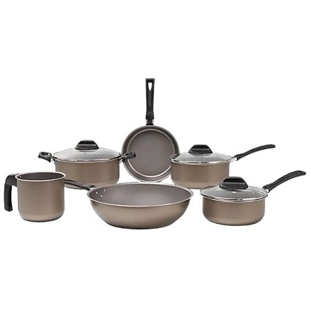 Conjunto de Panelas Safira Cookware com 6 Peças
