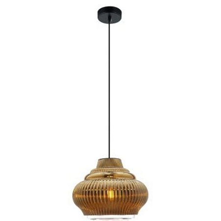 Pendente Decorativo Fuzy Dourado Ø27,5cm em Metal - BELLA