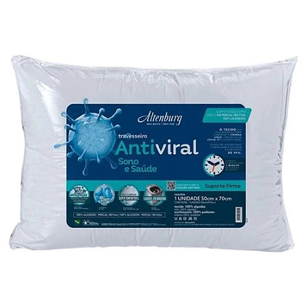 Travesseiro Antiviral Sono&Saúde 50x70cm Altenburg
