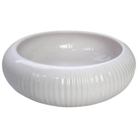 Vaso Decorativo Ikebana Frisado Ø23cm Off White – May Home