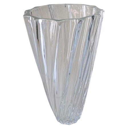 Vaso de Vidro Espiral 16x29cm - TECNOSERV