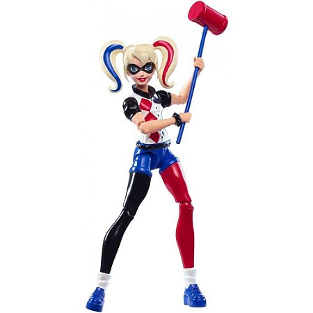 Boneca Harley Quinn Arlequina Super Hero Girls - Mattel