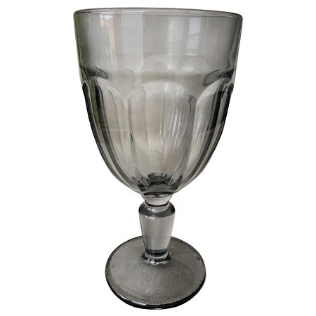 Jogo de Taças Cream Glass com 6 Peças em Vidro 310ml Fumê