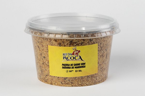 PAÇOCA DE FARINHA COM CARNE DE SOL - 350G