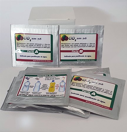 Saneante em pó - kit de sachês (6 unidades)