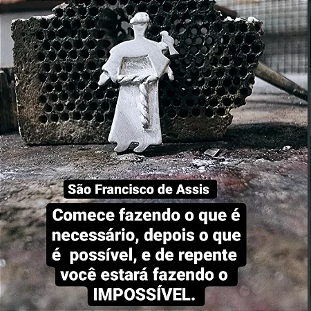 Pingente de São Francisco de Assis Prata925