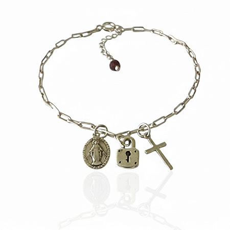 Cadeia de Consagração de Nossa Senhora das Graças Prata925