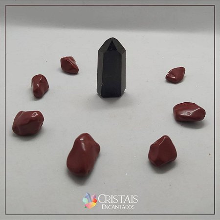 kit mandala de proteção com ponta geradora cristal de proteção