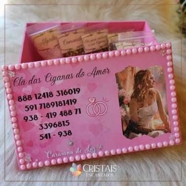 Caixa decorada clã ciganas do amor PRÉ VENDA