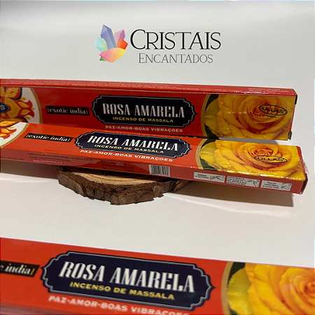 Incenso de Rosa Amarela