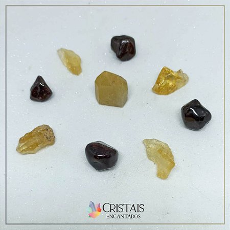 kit de cristais para mandala da prosperidade