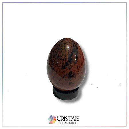 Ovo de Obsidiana Marrom Grande