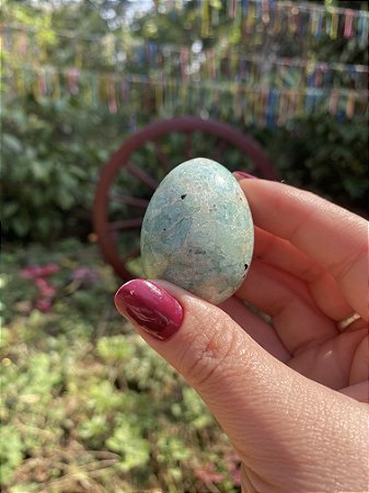 Ovo  de Amazonita - Tamanho Grande