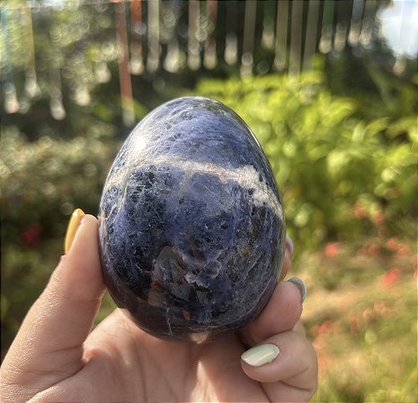 Ovo de sodalita Tamanho Gigante