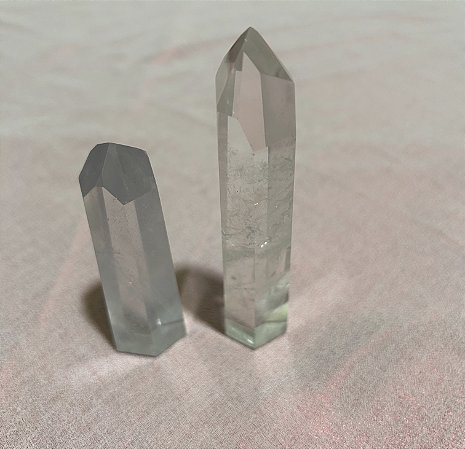 Ponta geradora de quartzo transparente Grande