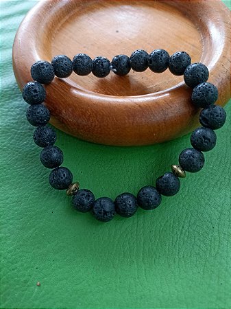 Pulseira lava vulcanica