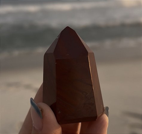 Ponta Geradora de Jaspe Vermelho