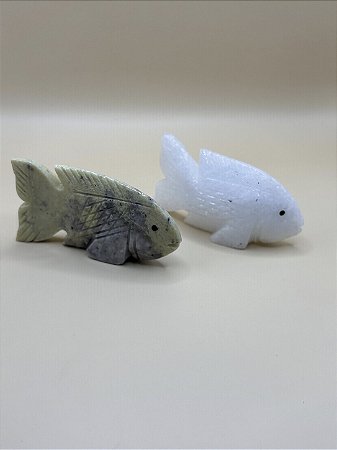 Peixe lapidado em cristal