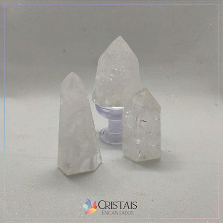 Ponta geradora de quartzo transparente (unidade)